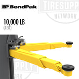 BendPak | 2-Post Lift 10,000 lb Capacity Adaptable Clearfloor - 168" Overall Height - 10AP-168 Pro Series (5175644)