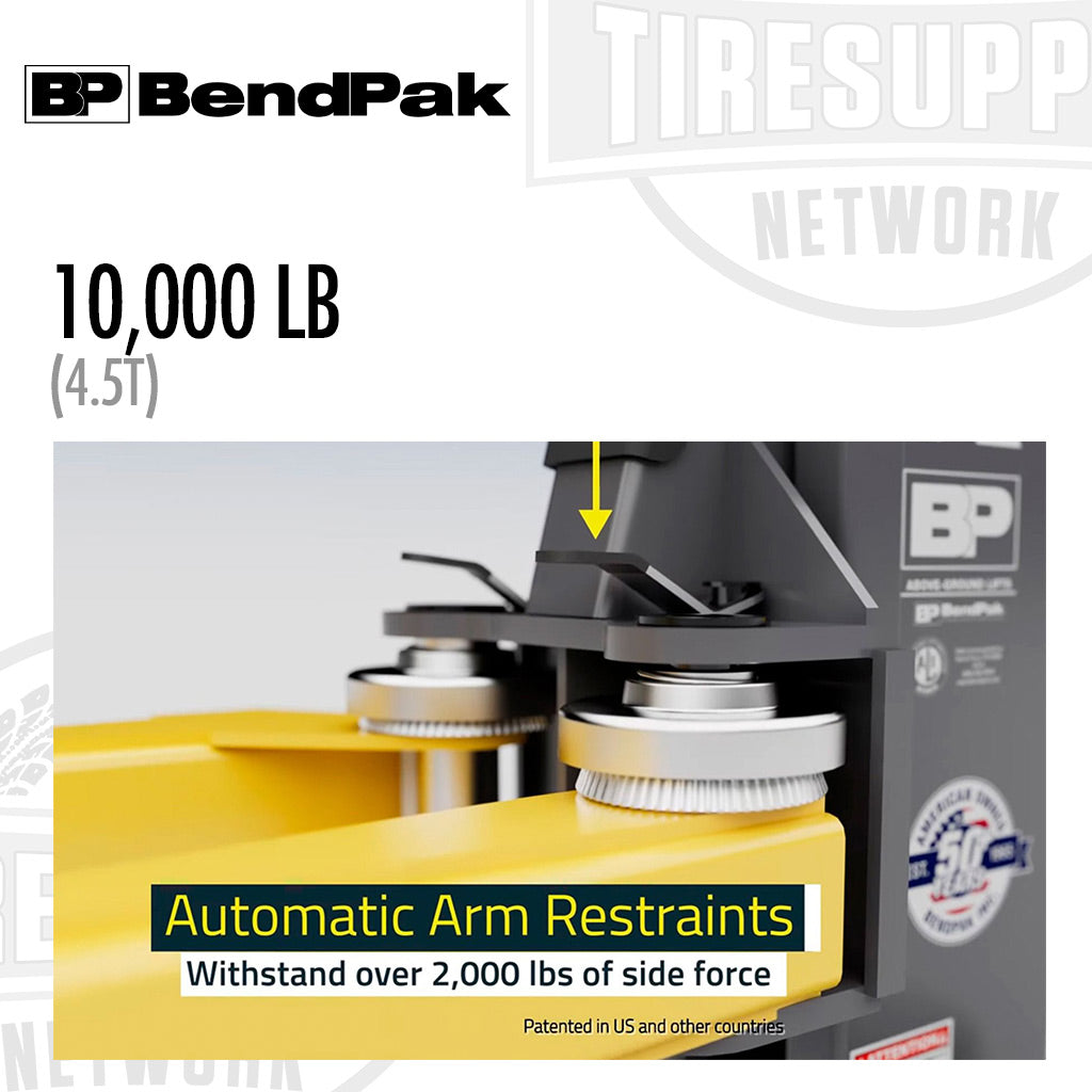 BendPak | 2-Post Lift 10,000 lb Capacity Wsa-100 Air-Electric Workstation - 10AP Pro Series (5175639)