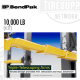 BendPak | 2-Post Lift 10,000 lb Capacity Wsa-100 Air-Electric Workstation - 10AP Pro Series (5175639)