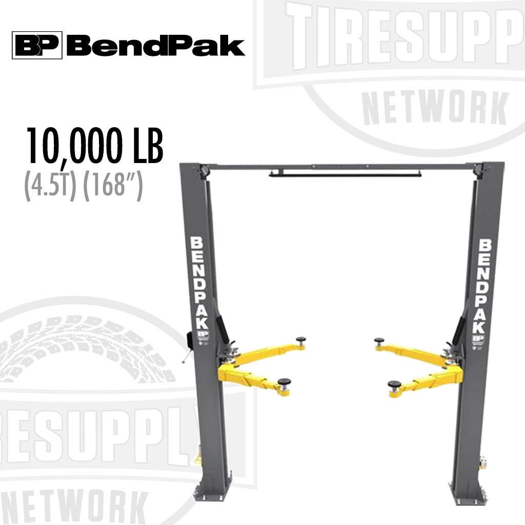 BendPak | 2-Post Lift 10,000 lb Capacity Adaptable Clearfloor - 168" Overall Height - 10AP-168 Pro Series (5175644)