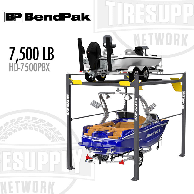 BendPak 5175320 4 post extended height lift boat storage, 7500 lb capacity