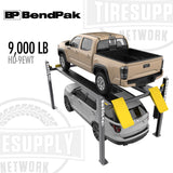 BendPak | 4-Post Lift 9,000-lb Capacity - Extra-Wide Truck & SUV - 82″ High Rise - HD-9EWT (5175607)