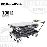 BendPak | EVS3000 Rechargeable 12V Battery Pack & EV Powertrain Lift Table, 3000-lb Capacity (5175611)