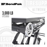 BendPak | EVS3000 Rechargeable 12V Battery Pack & EV Powertrain Lift Table, 3000-lb Capacity (5175611)