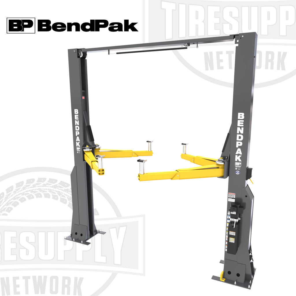 BendPak | 2-Post Lift 20,000 lb Capacity / Adaptable Clearfloor / High-Rise / Heavy-Duty Twin Post Lift 20AP (5175614)