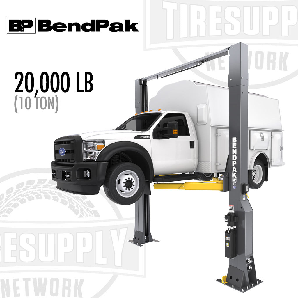 BendPak | 2-Post Lift 20,000 lb Capacity / Clearfloor / High-Rise / 192" O.A. Height / Post Extension 20AP-192 (5175615)