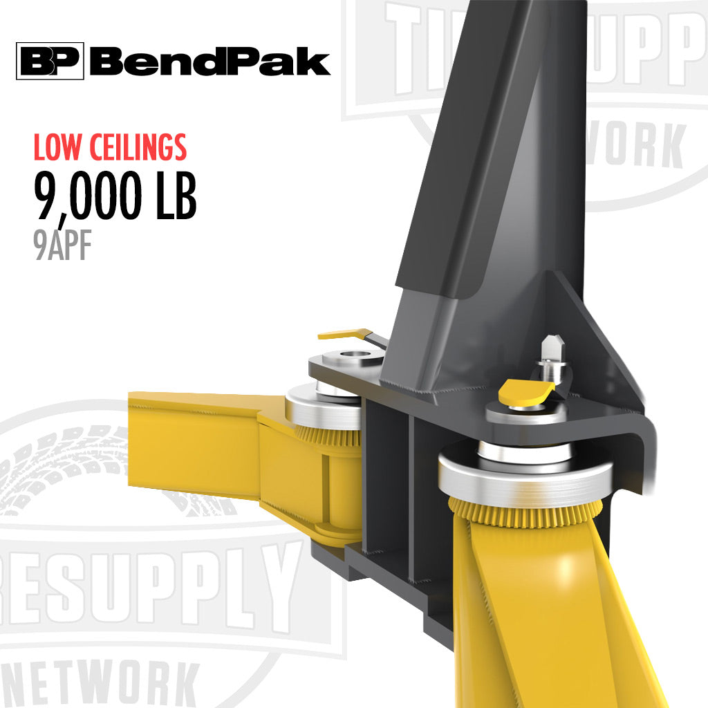 BendPak 9APF | 2-Post Lift 9,000 lb Capacity Open-Top - Low Ceilings