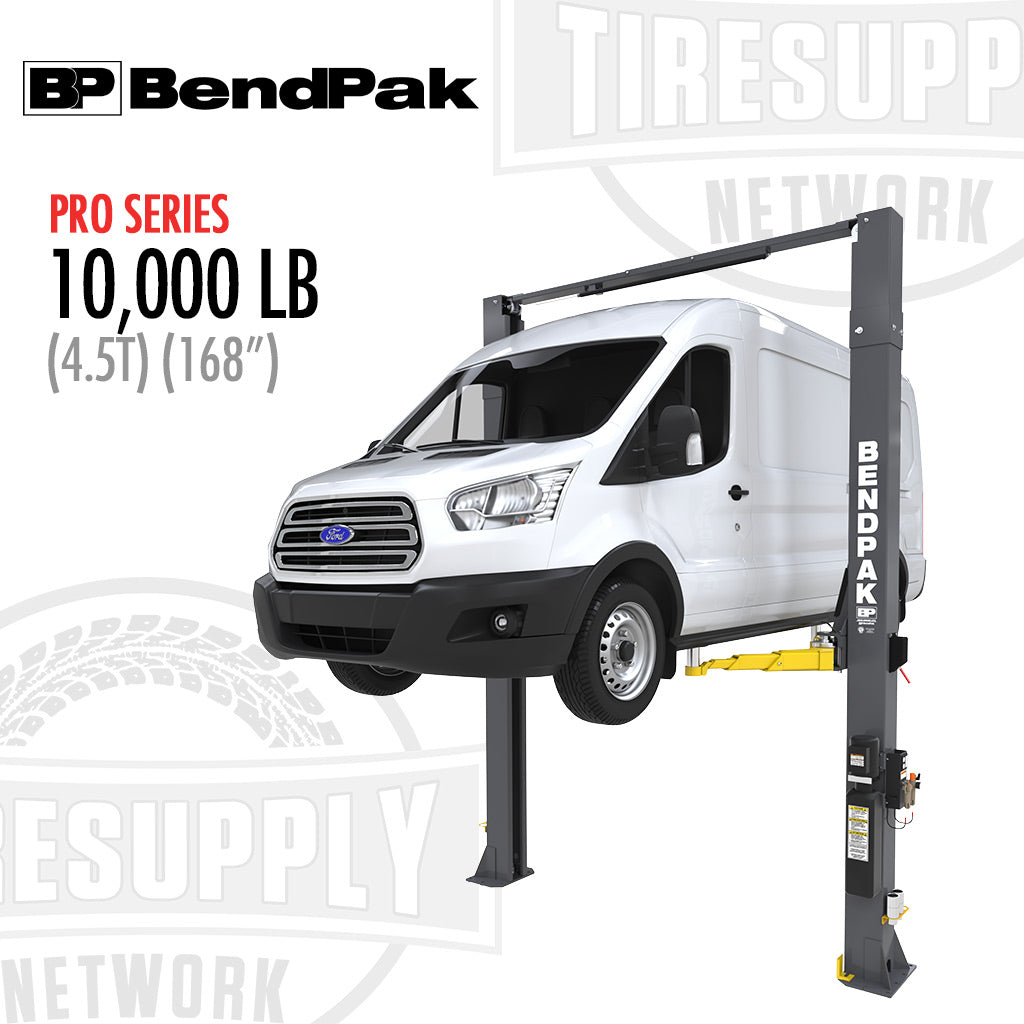 BendPak | 2-Post Lift 10,000 lb Capacity Adaptable Clearfloor - 168" Overall Height - 10AP-168 Pro Series (5175644)