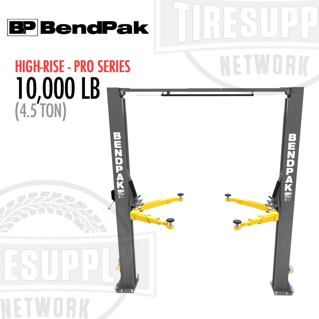 BendPak | 2-Post Lift 10,000 lb Capacity Adaptable Clearfloor - High Rise - 10APX Pro Series(5175648)