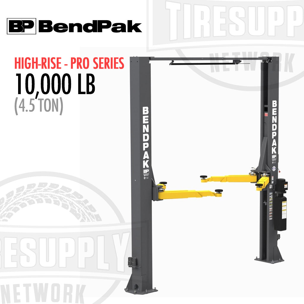 BendPak | 2-Post Lift 10,000 lb Capacity Adaptable Clearfloor - High Rise - 10APX Pro Series(5175648)