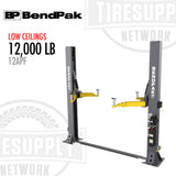 BendPak 12APF | 2-Post Lift 12,000 lb Capacity Open-Top - Low Ceilings
