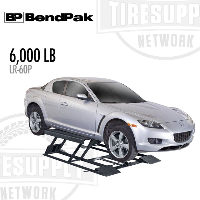 BendPak LR-60P portable low rise scissor lift, 60000 lb capacity