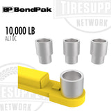 BendPak APEX AL10C | 2-Post Lift 10,000 lb Capacity - Clearfloor