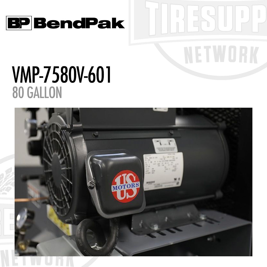BendPak | VMP-7580V-601 Patriot Series 80-Gallon Vertical Tank Air Compressor, 1PH, 7.5 hp (5179112)