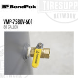 BendPak | VMP-7580V-601 Patriot Series 80-Gallon Vertical Tank Air Compressor, 1PH, 7.5 hp (5179112)