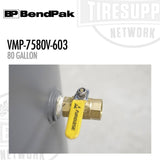 BendPak | VMP-7580V-603 Patriot Series 80-Gallon Vertical Tank Air Compressor, 3PH, 7.5 hp (5179113)
