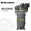 BendPak VMP-10120V-603 air compressor on a white background. 5179114