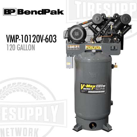 BendPak VMP-10120V-603 air compressor on a white background. 5179114