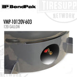 BendPak | VMP-10120V-603 V-Max Elite Series 120-Gallon Vertical Tank Air Compressor, 3PH, 10 hp (5179114)