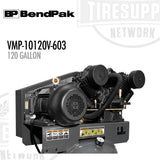 BendPak | VMP-10120V-603 V-Max Elite Series 120-Gallon Vertical Tank Air Compressor, 3PH, 10 hp (5179114)