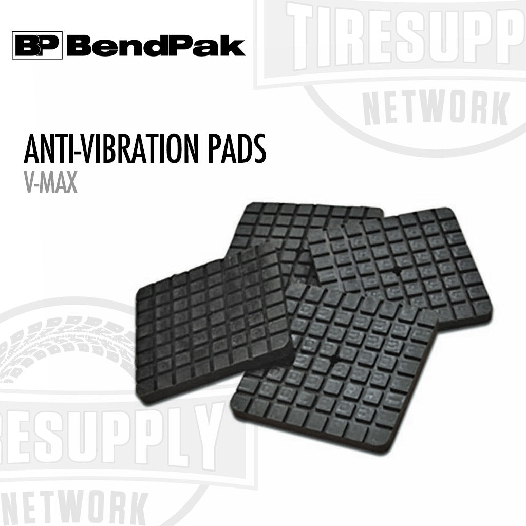 Anti-vibration pads with BendPak branding on a white background. 5179402