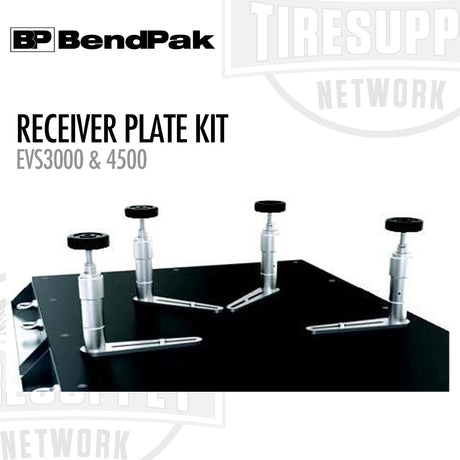 BendPak receiver plate kit with EVS3000 & 4500 on a white background. 5210458