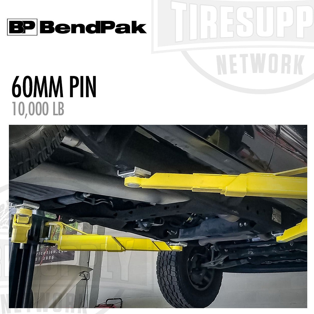 BendPak | Truck & SUV Frame Cradle Pads for 2-Post Lifts, 60mm Pin, 10k-lb Capacity, Set of 4 (5215761)