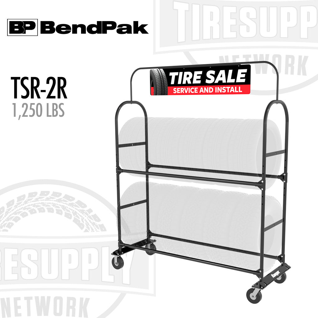 BendPak 5216274 | TSR-2S Tire Storage Rack - Capacity 1,250 lb
