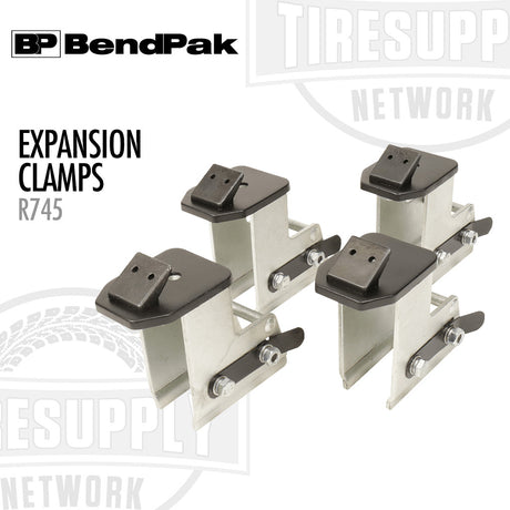 Expansion clamps with BendPak branding on a white background. 5327861