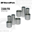 Metallic cylindrical components with BendPak branding on a white background. 5601179