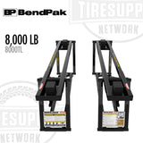 BendPak | Portable Car Lift 8,000-lb Capacity - QuickJack - 24.25″ Rise - 70.75″ Frame Length (8000TL)