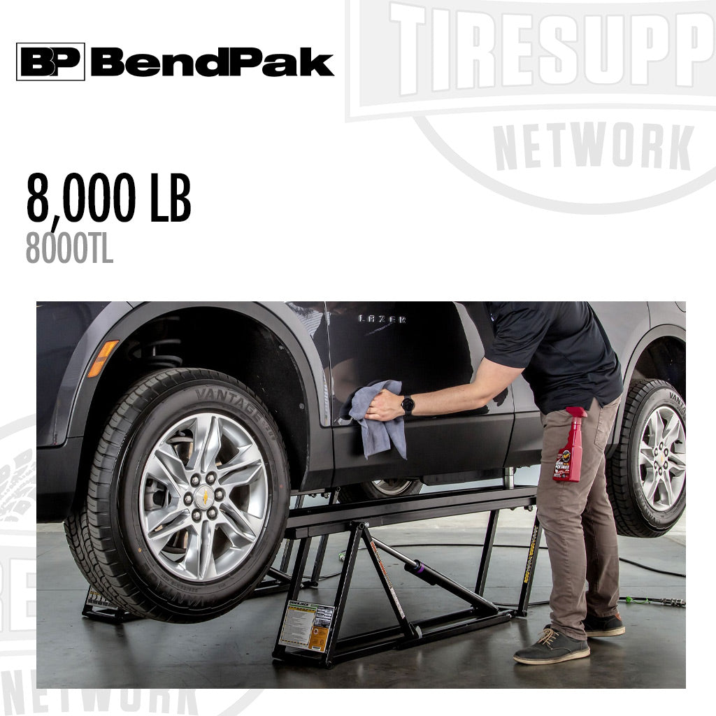 BendPak | Portable Car Lift 8,000-lb Capacity - QuickJack - 24.25″ Rise - 70.75″ Frame Length (8000TL)