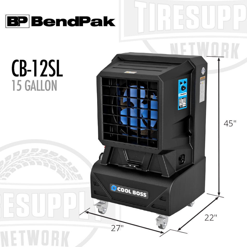 BendPak | Cool Boss CB-12SL Airflow Extreme Portable Air Cooler - 15 Gallon (CB-12SL)