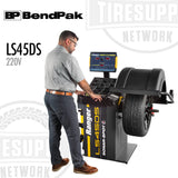 BendPak | Ranger LS45DS Sonar 3D Laser-Spot Wheel Balancer with Flange Press Plate (LS45DS)