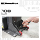 BendPak | 2-Post Lift 7,000-lb Capacity - Portable Garage Car Lift - M7K (MaxJax)