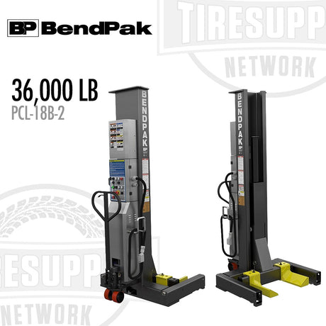 BendPak PCL-18B 2 mobile column lift system 36000 lbs capacity, set of 2