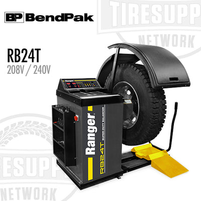 BendPak Ranger RB24T | Truck Wheel Balancer with Adapter Kit & Quick-Chuck, 40mm Shaft, 30″ Wheel Capacity