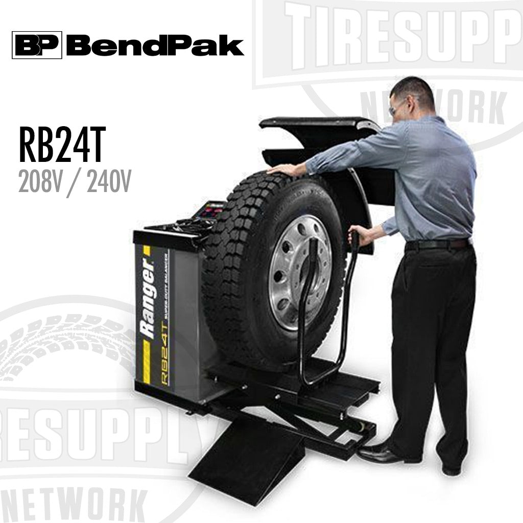 BendPak | Ranger RB24T Truck Wheel Balancer with Adapter Kit & Quick-Chuck, 40mm Shaft, 30″ Wheel Capacity (5140149)