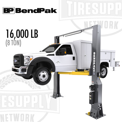 BendPak 16AP, adaptable clearfloor high rise, 16,000lbs
