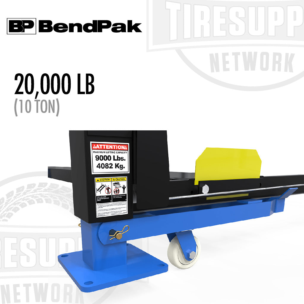 BendPak | 4-Post Lift 9,000 lb Capacity / Standard Rise / Standard Length / Caster Kit / Drip Trays / Aluminum Ramps (5175319)