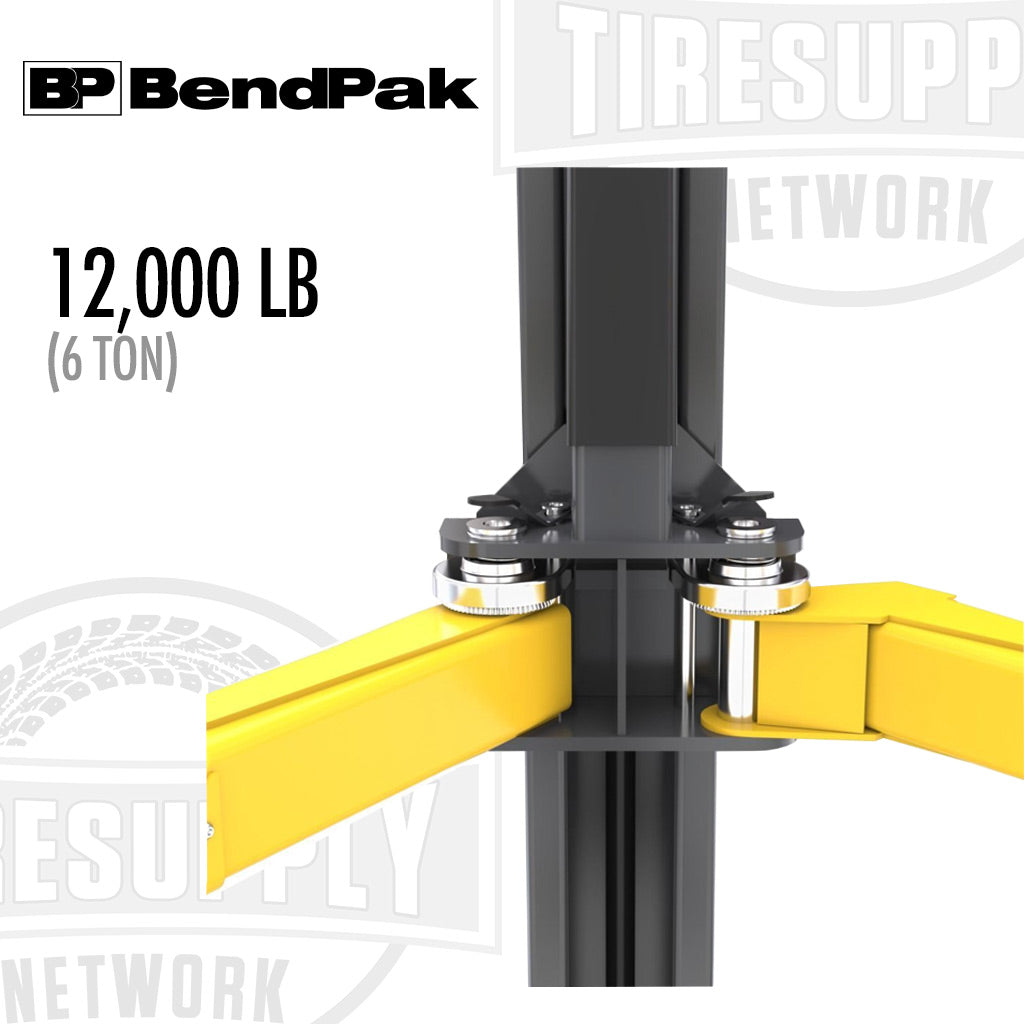 BendPak | 2-Post Lift 12,000 lb Capacity / Clearfloor / Screw Pads / High-Rise 12APX (5175556)