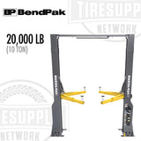 BendPak | 2-Post Lift 20,000 lb Capacity / Clearfloor / High-Rise / 192" O.A. Height / Post Extension 20AP-192 (5175615)