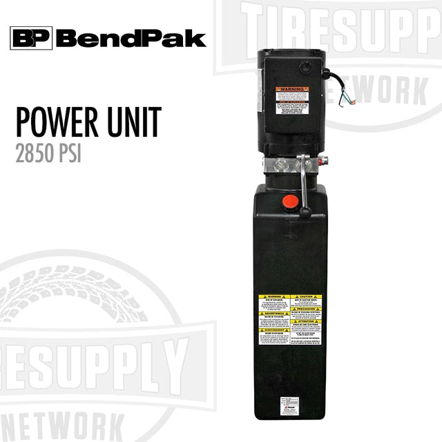 BendPak power unit with 2850 PSI on a white background
