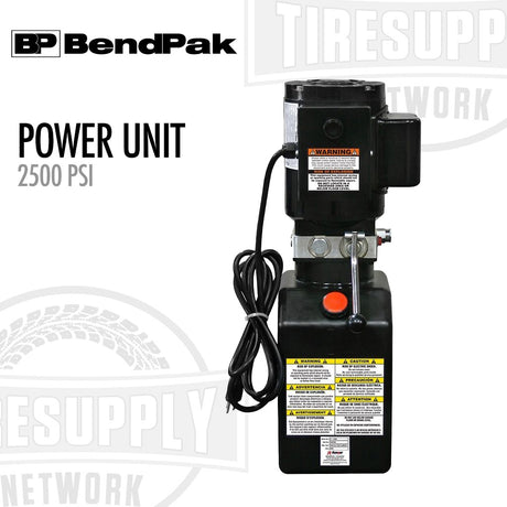 BendPak power unit with 2500 PSI on a white background