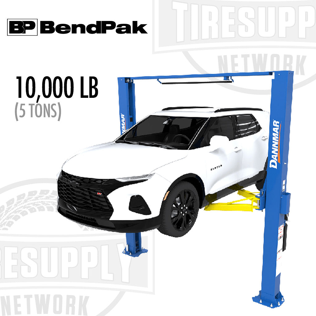 BendPak | 2-Post Lift 10,000 lb Capacity - Symmetric - Includes Stackable Pads &amp; Adapters D2-10C (5175314)