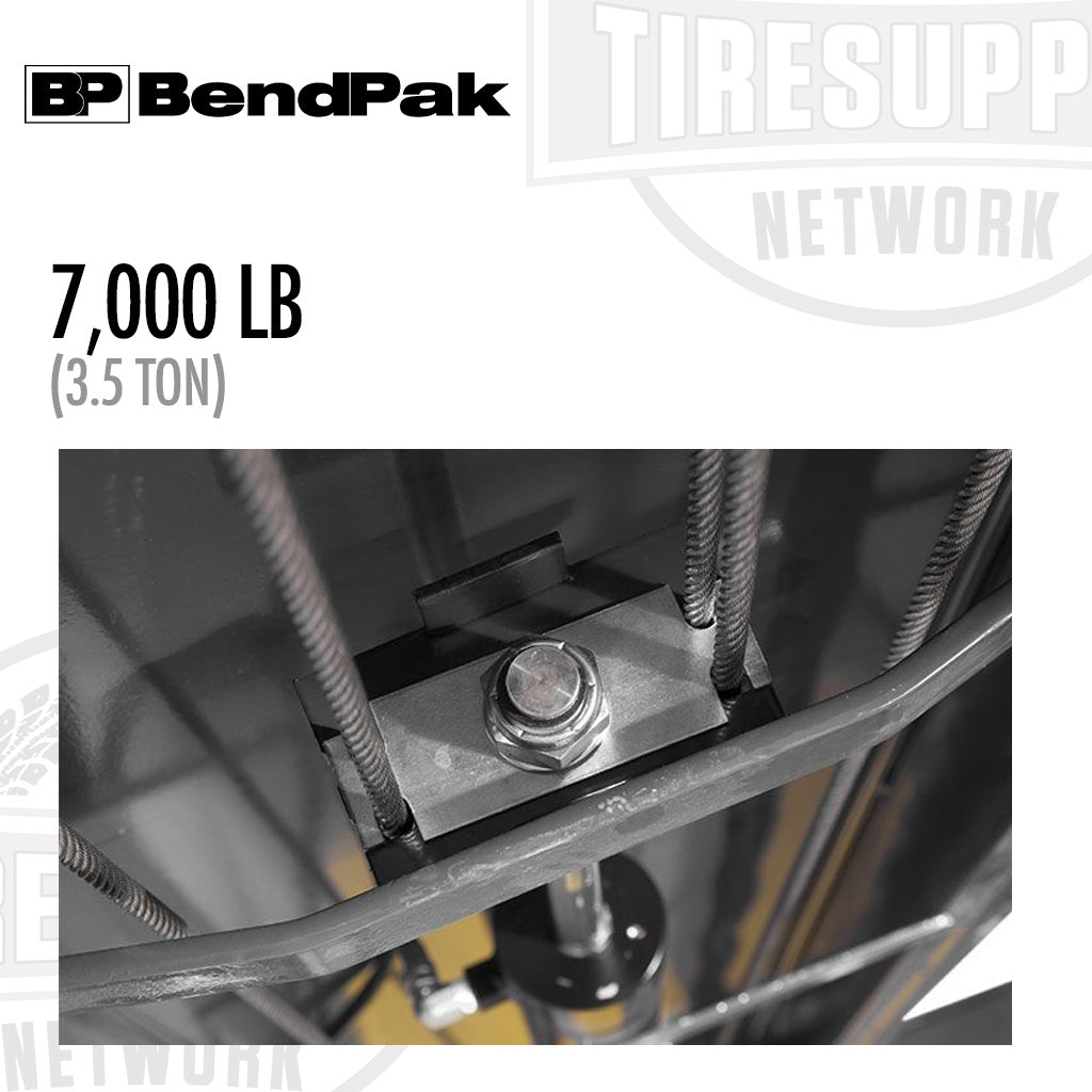 BendPak | 4-Post Lift 7,000 lb Capacity / Narrow Car Lift / High Rise - HD-7P (5175510)