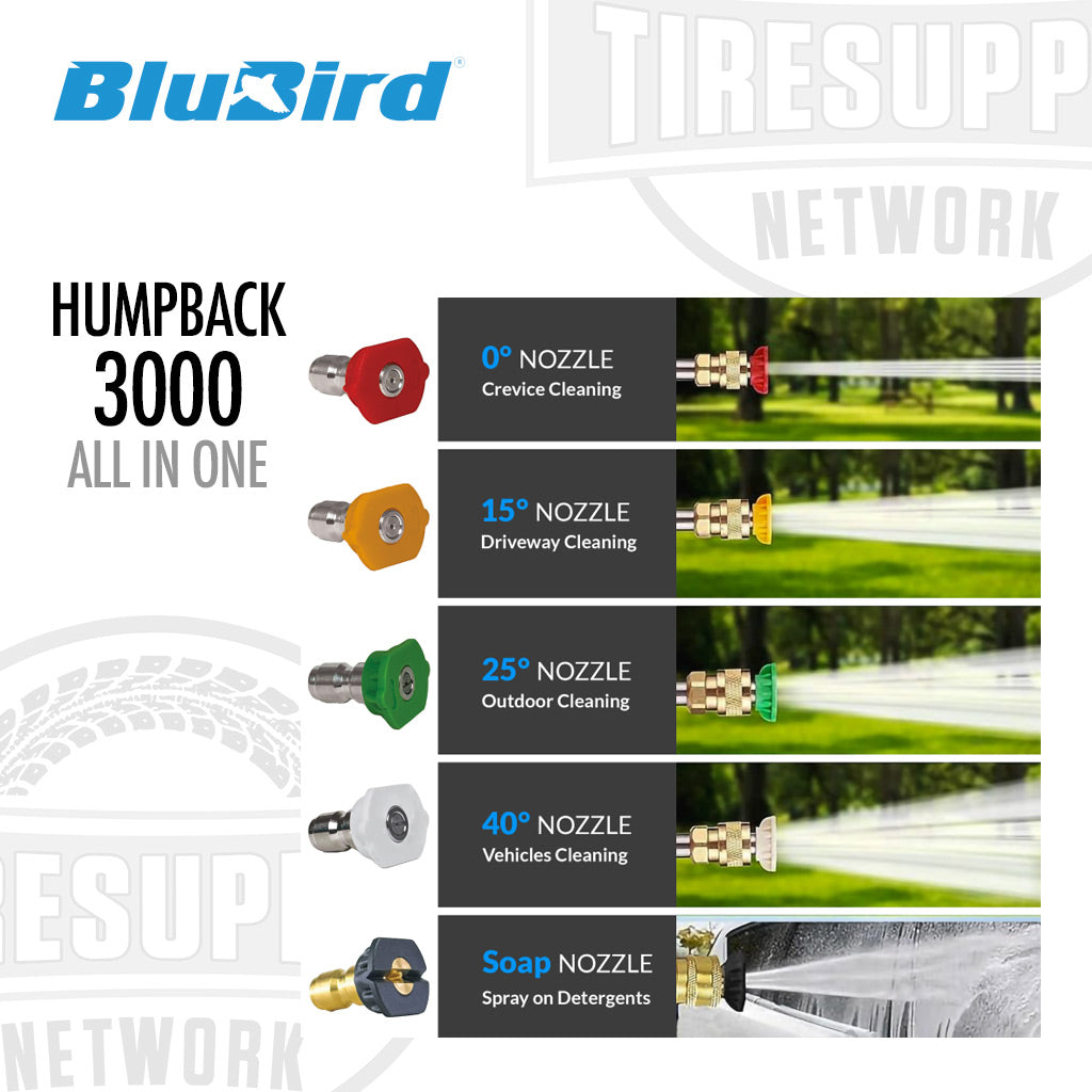 BluBird | Blu Shield HumpBack Pressure Washing System (TTPWRHB1450-3000)