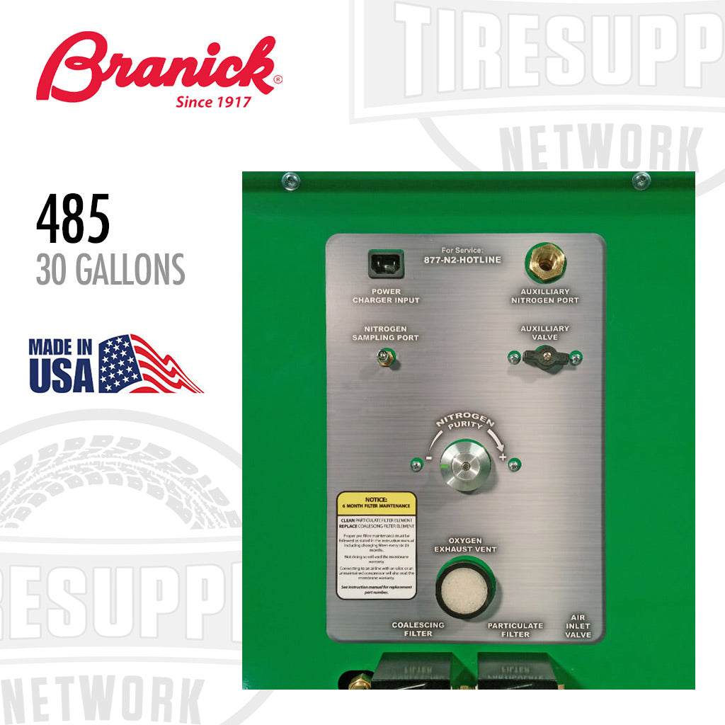 Branick 485 | Mobile Nitrogen Inflation System - 30 Gallons – Tire