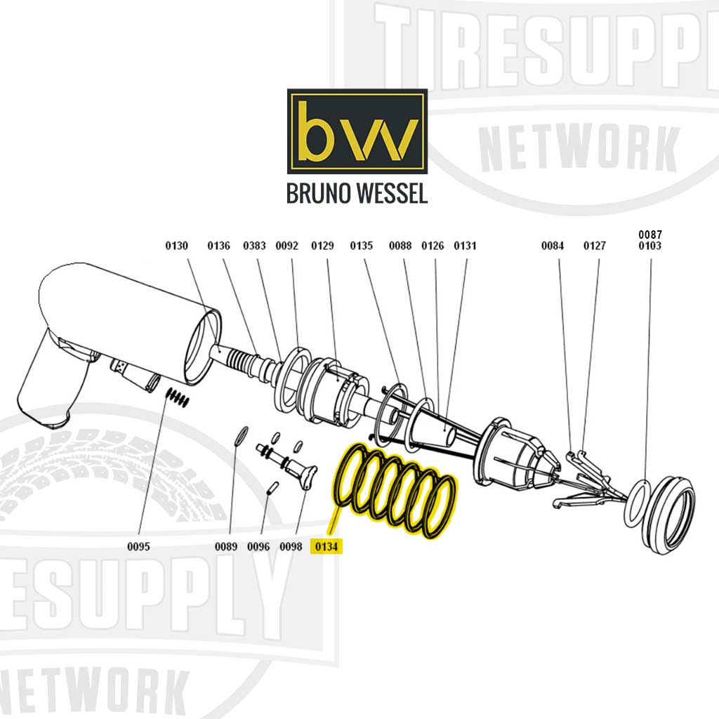 Bruno Wessel | Tire Stud Replacement Part - Compression Spring (0134)