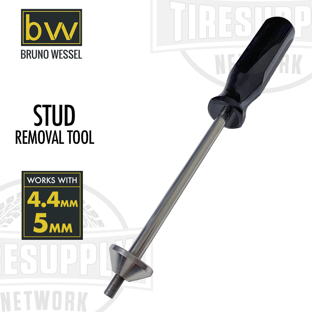 Bruno Wessel | SRT-4.4 Stud Removal Tool with 5mm &amp; 4.4mm Tips for Lightweight Steel Studs #12 and #13 (STP0016)